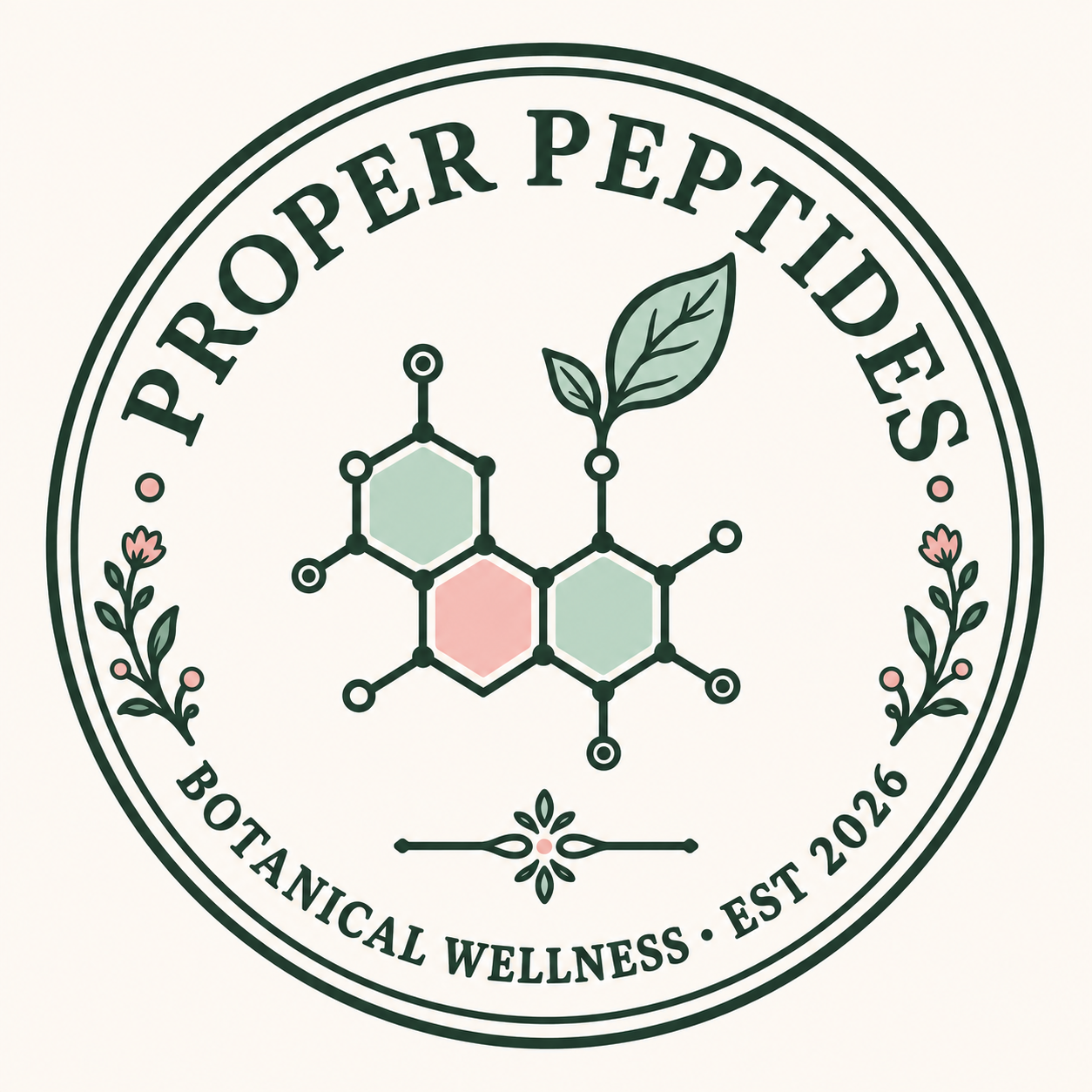 Proper Peptides Strong Bold botanical seal